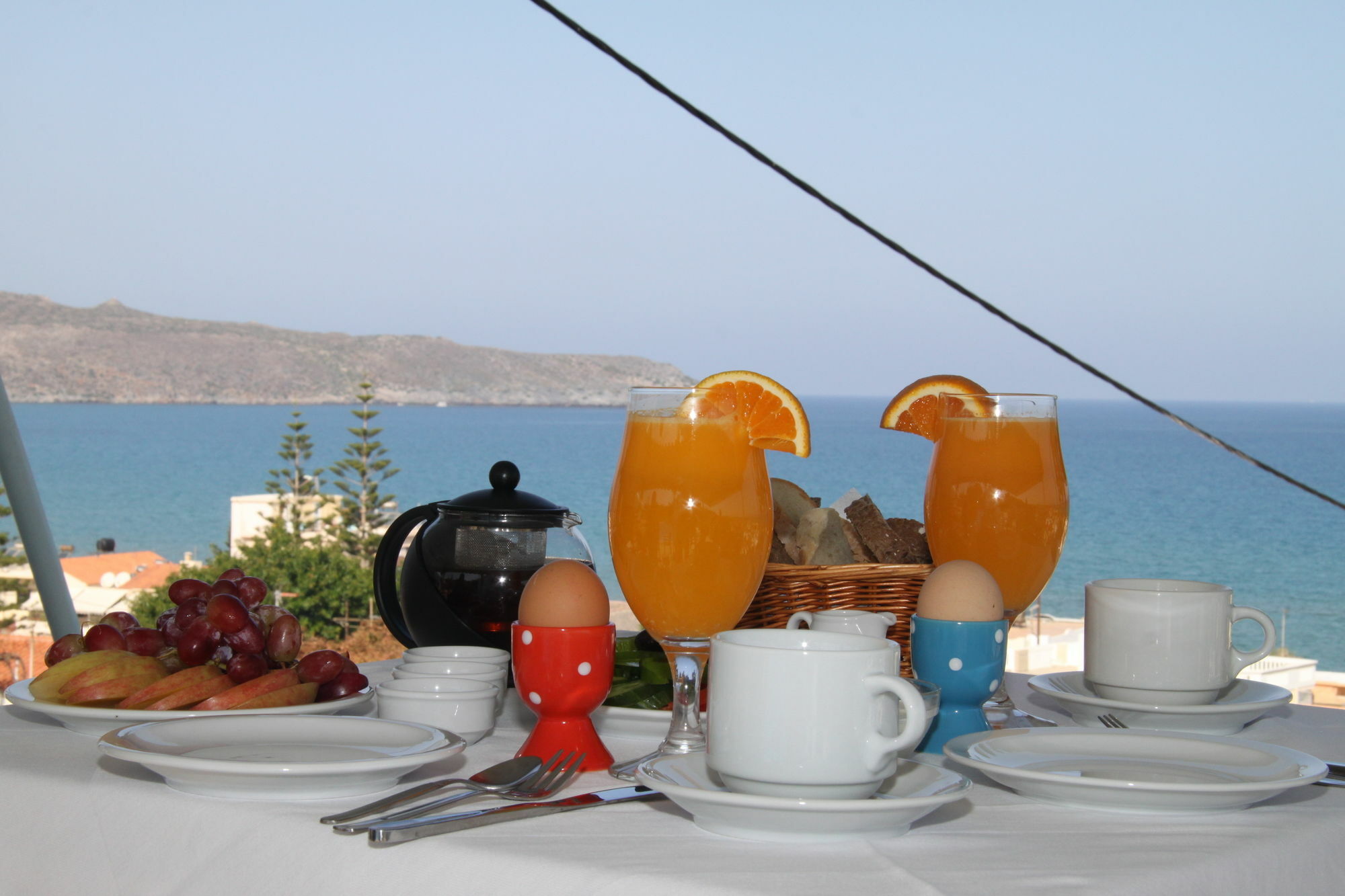 Hermes Sea View Stalós Dış mekan fotoğraf